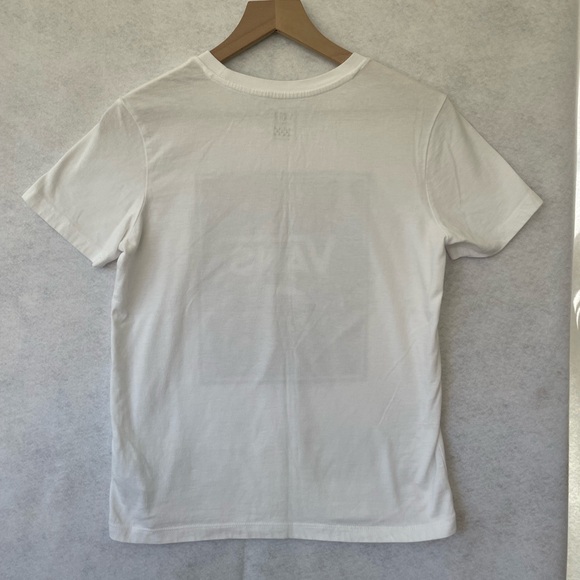 Van’s Logo Floral Short Sleeve Tee White Women’s Small - Picture 9 of 9